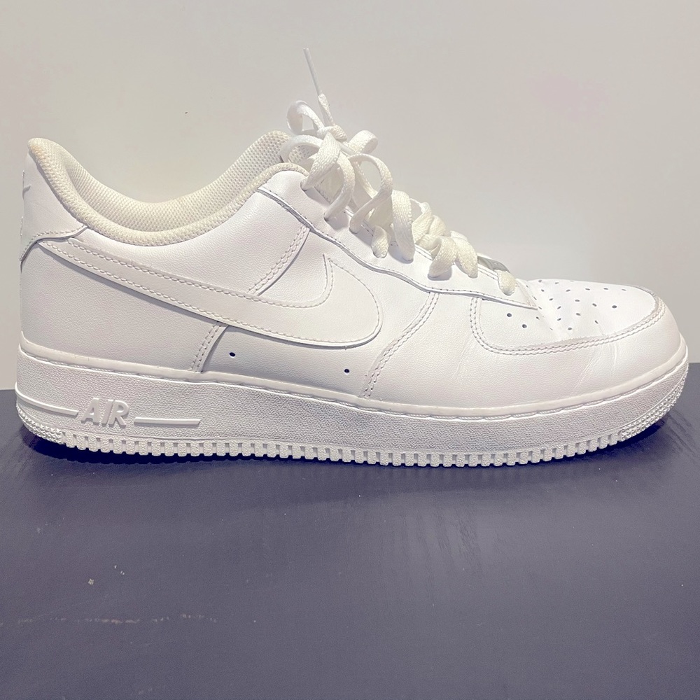 Barely used like new Nike Air Force 1, size 12. Worn one time for a wedding.